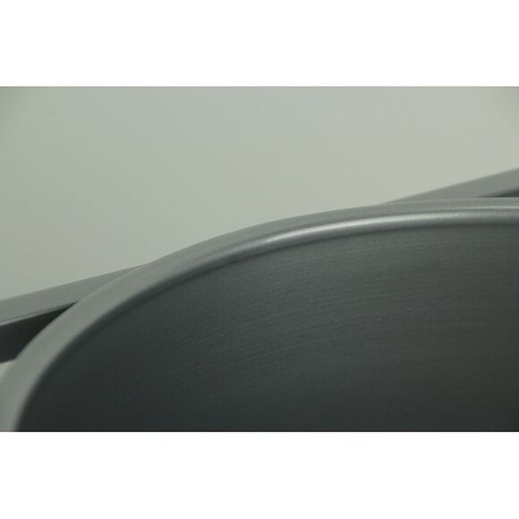 Metallic Silver Metal Modern Planter Bowl in Angular Stand - Picture 3 of 4